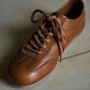 Women's Cowhide Merlot Trainer Fashion Casual Shoes Sneakers 2025 New Autumn Flat Heel Ladies' Shoes